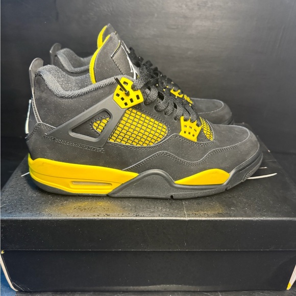 Black and Yellow Men's Sneakers